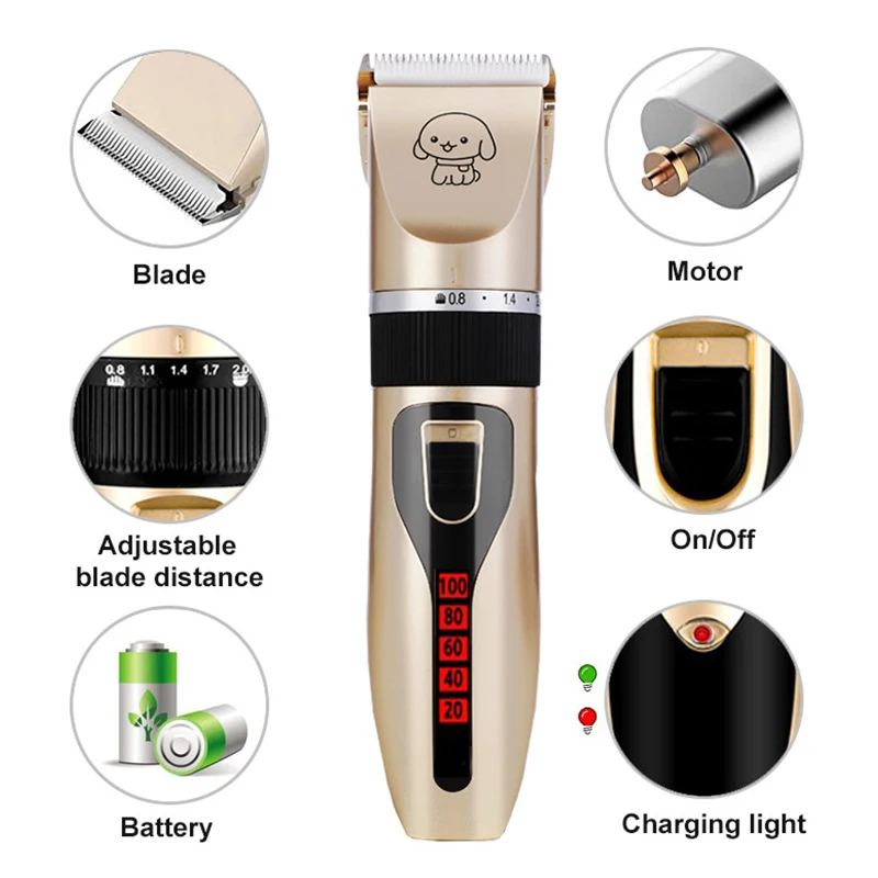 Профессиональные электрические ножницы для домашних животных машинка стрижки