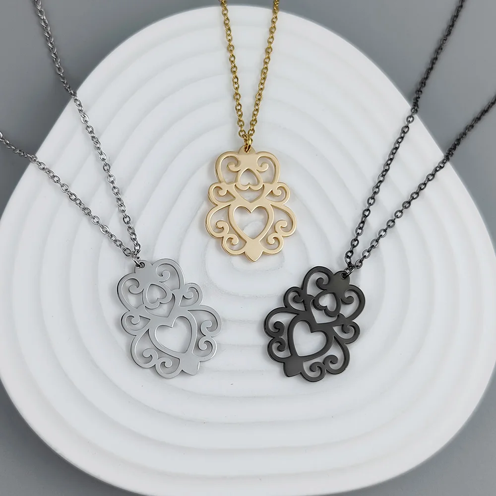 Цепочка с подвеской в виде цветка лотоса для женщин и мужчин