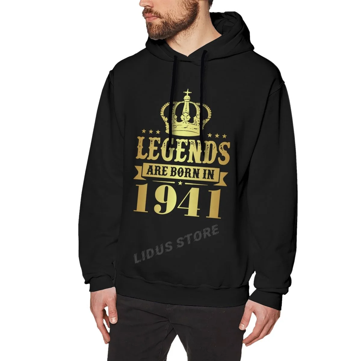 

Legends Are Born In 1941 81 Years For 81th Birthday Gift Hoodie Sweatshirts Harajuku clothes 100% Cotton Streetwear Hoodies