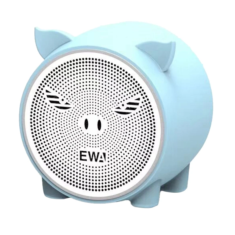 

Оригинальный беспроводной Bluetooth 5,0 портативный мини-динамик EWA A101P с FM-радио, мультяшный подарок, сабвуфер