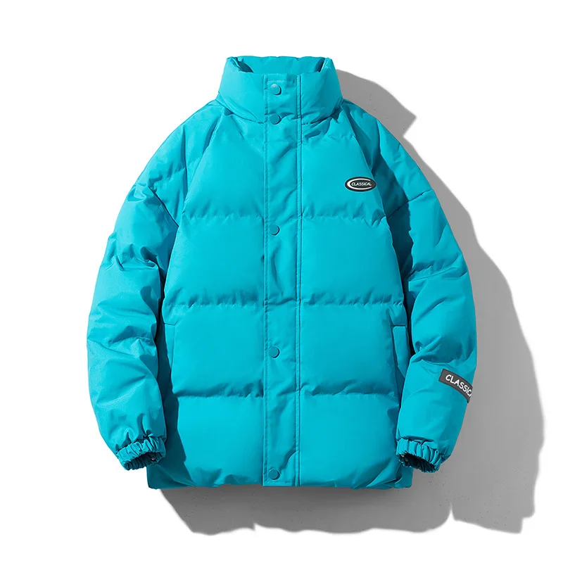 Stand-up Collar Winter Loose Cotton-padded Jacket Men's and Women's Bread Clothes Thickened Warm Couple's Cotton-padded Jacket