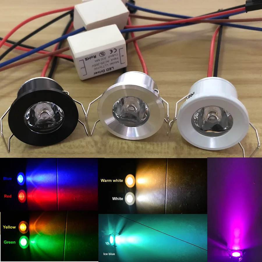 

ALZLZLAC мини точечный светодиодный светильник 1.5Вт 3Вт