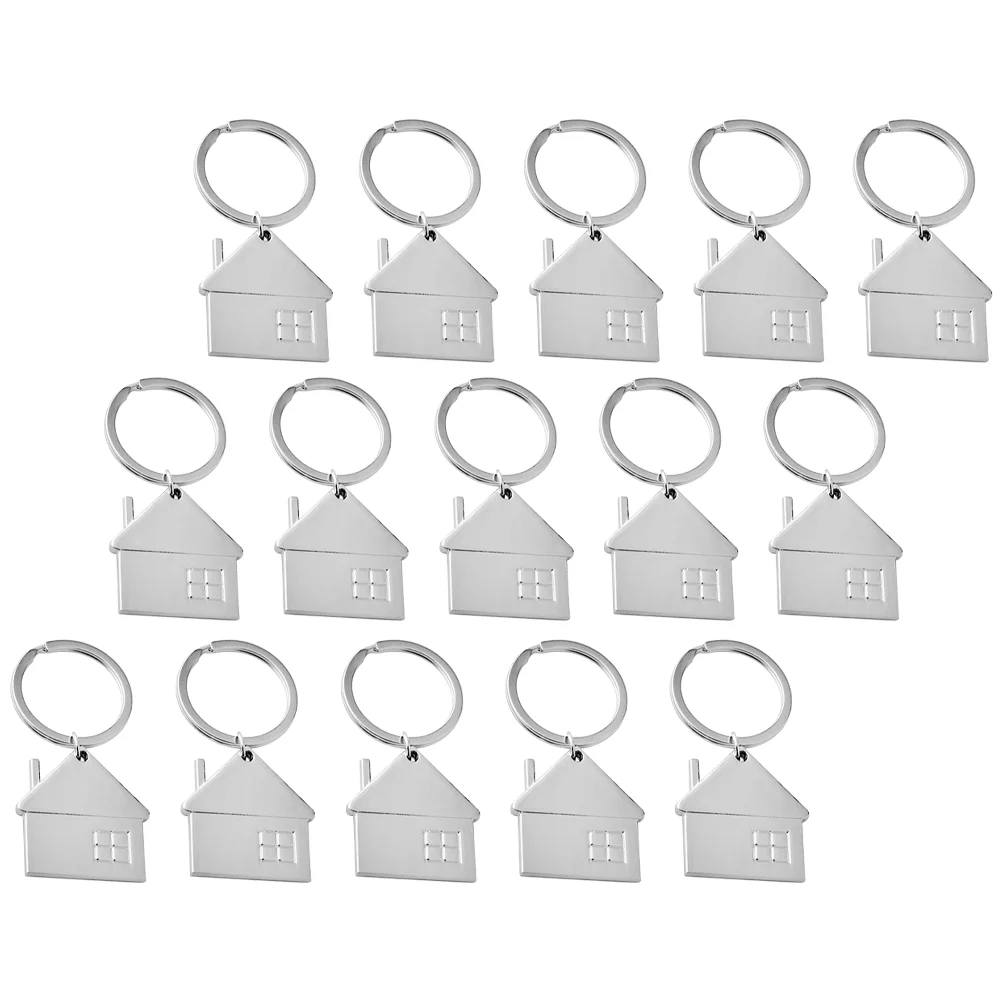 

House Key Chains House Pendant Keychains Housewarming Keychain Gift Pendant Keychain Metal Keyring Housewarming Gift