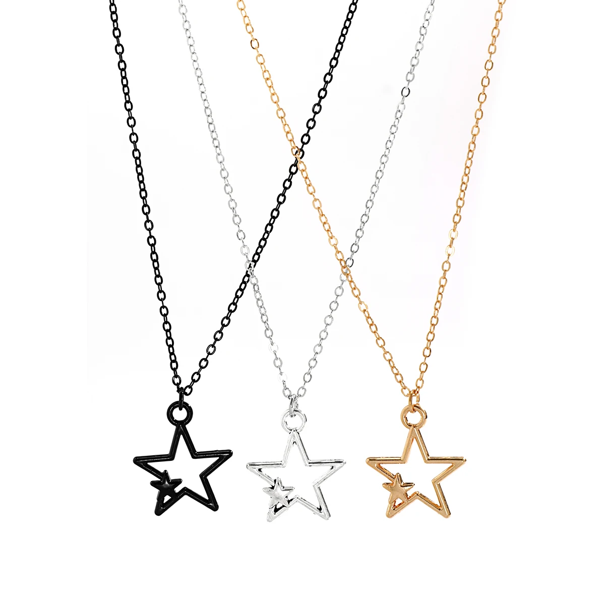 Ожерелье SHIXIN с подвесками-звездами
