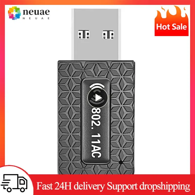 

For Desktop Laptop Pc Adapter Wireless Dual Band Receiver 2.4g/5.8g 1300mbps Wi-fi Adapter New Wifi Receiver Usb 2023