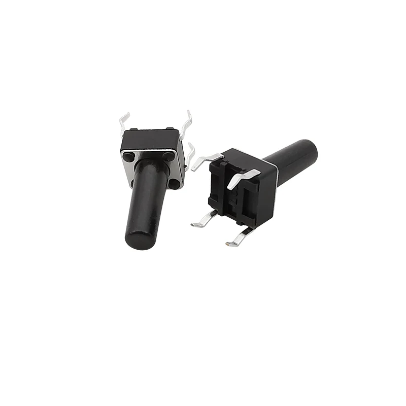 50Pcs 6x6mm Panel PCB Momentary Tactile Tact Mini Push Button Switch 6x6x4.3/5/6/7/8/9/10/11/12/13mm