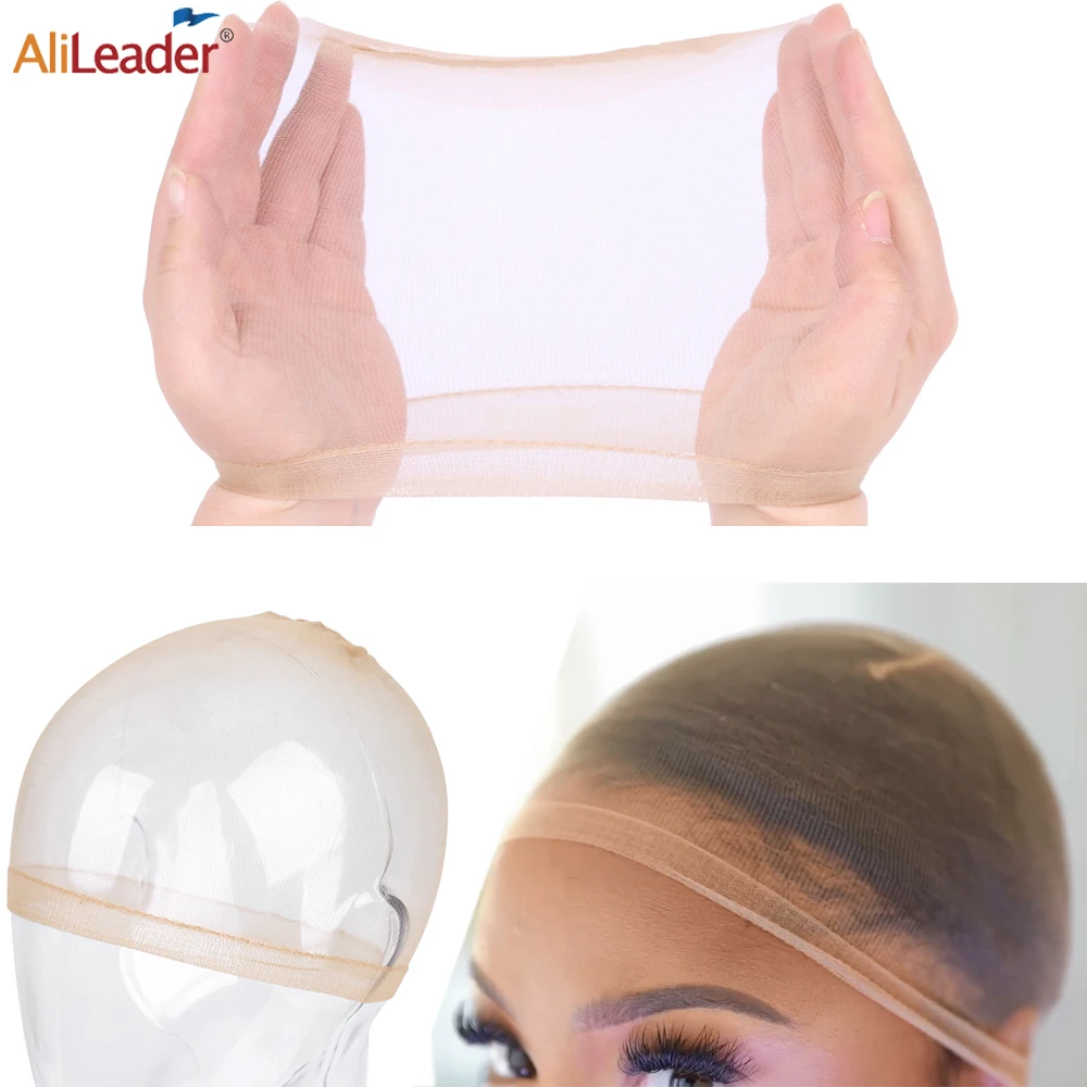 New Cheap HD Ultra Sheer Wig Caps Nylon Stocking Cap Invisible HD Mesh ...