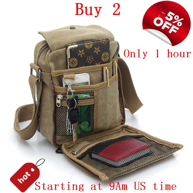 Crossbody Bags for Men Canvas Side Bag Messenger Bag Outdoor Leisure Travel Casual High Quality Portable Single Shoulder Bag