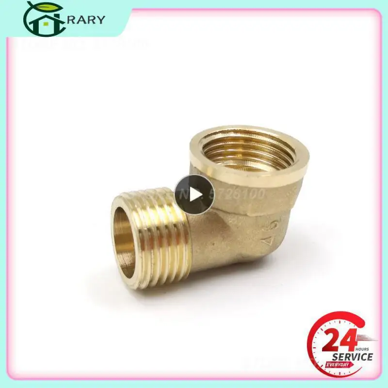 

1/4" 3/8" 1/2" 3/4" 1" Female x Male Thread 90 Deg Brass Elbow Pipe Fitting Connector Coupler For Water Fuel Copper adapter