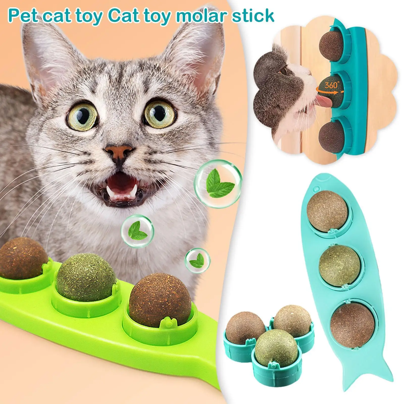 

Набор мячиков для кошачьей мяты, безопасные мячики для зубов, мячи для кошачьей мяты, игрушки для чистки зубов, жевательные игрушки для коше...