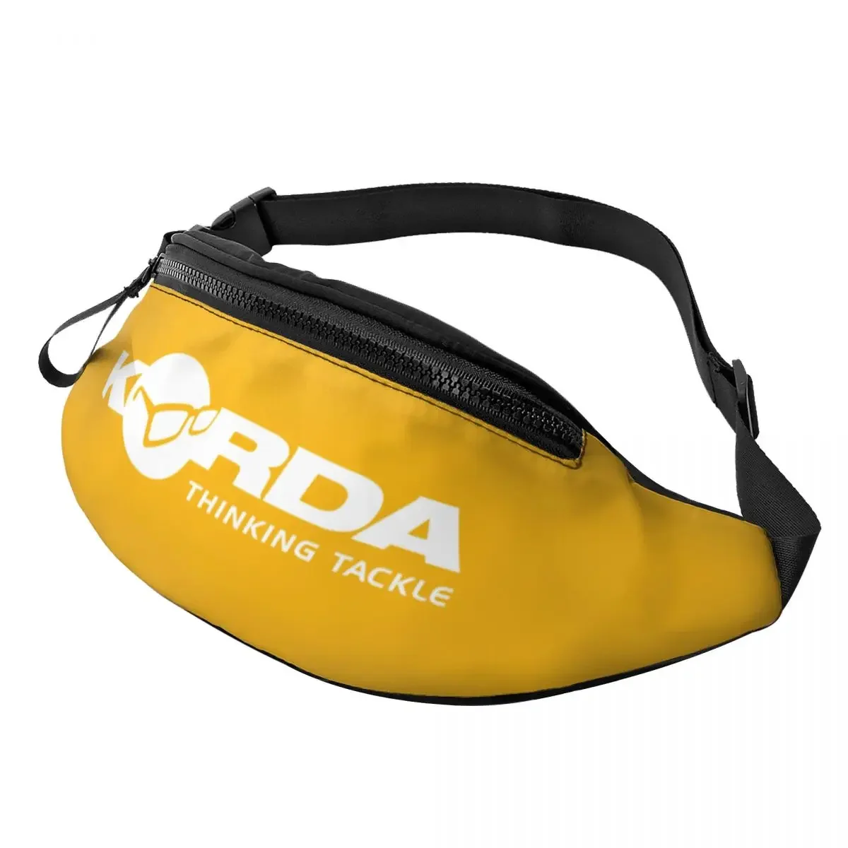 

Kordas Fishing Logo Fanny Pack Women Men Custom Crossbody Waist Bag for Travel Hiking Phone Money Pouch