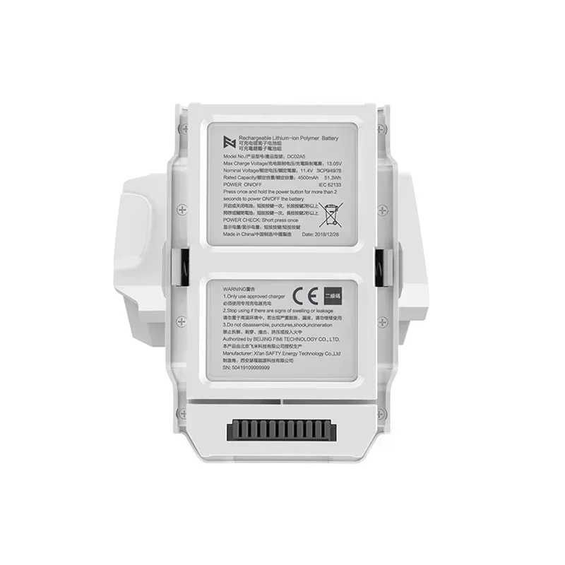 Фото Аккумулятор RT GO для FIMI X8 SE 2022 V2, аккумулятор 11,4 В, 4500 мАч, зарядка, интеллектуальные аккумуляторы, время полета 33 минут, аккумулятор X8SE №4