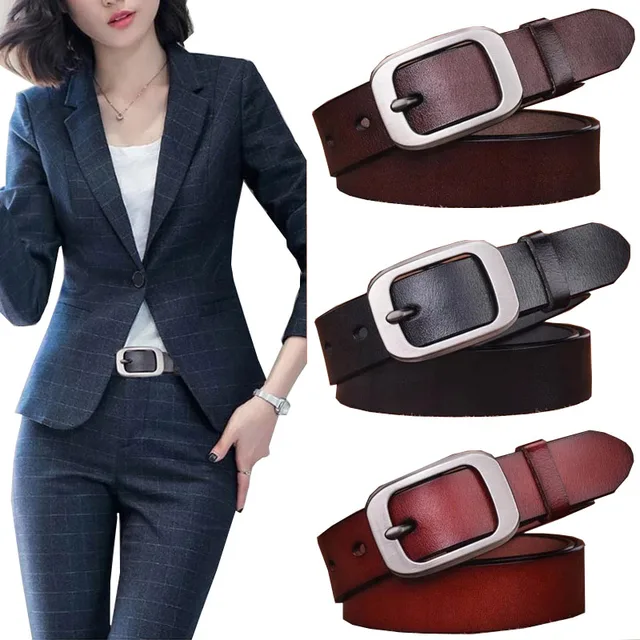 Woman Belt Genuine Leather Belt for Women Belt Fashion Simple Luxury Brand Design Belt Female High Quality 1