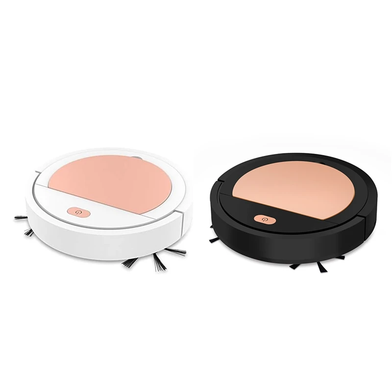 

1Pcs Robot Vacuum Cleaner GNHT SDJ-168 Household USB Charging Automatic Cleaner Sweeping Robot Vacuum Cleaner White