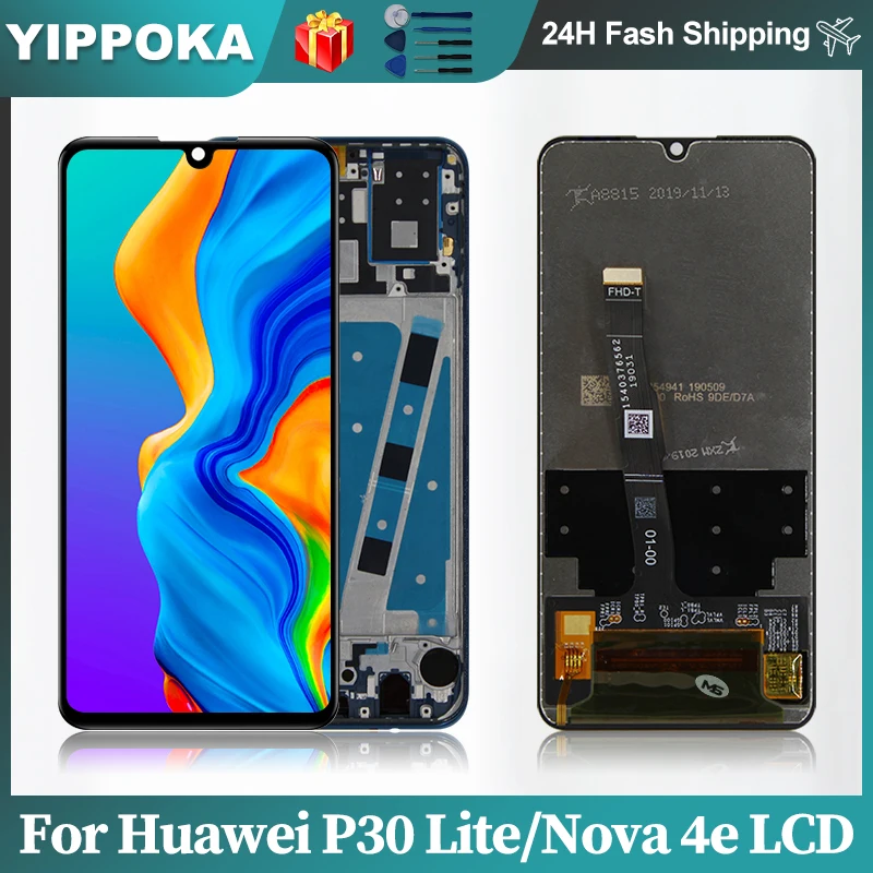 Новый оригинальный ЖК-дисплей для HUAWEI P30 Lite сенсорный экран Nova 4e MAR-LX1 AL01