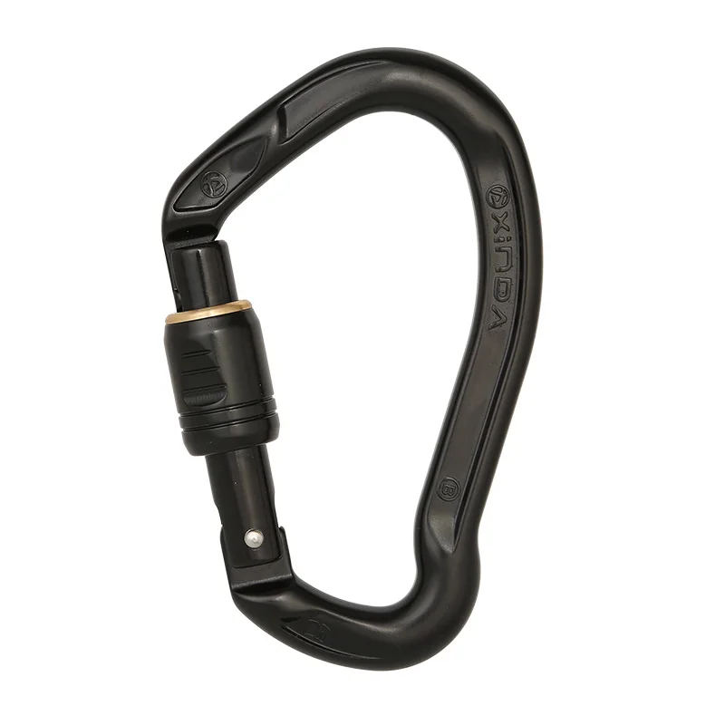 CE UIAA Сертифицированный карабин с пружинными воротами из алюминия 7075 большим