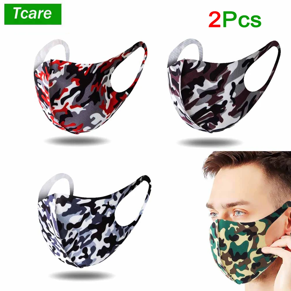

Tcare 2 шт. 3D маска для рта 2 мм пылезащитный дышащий водонепроницаемый многоразовый защитный чехол для лица для мужчин женщин мужчин Велоспорт...