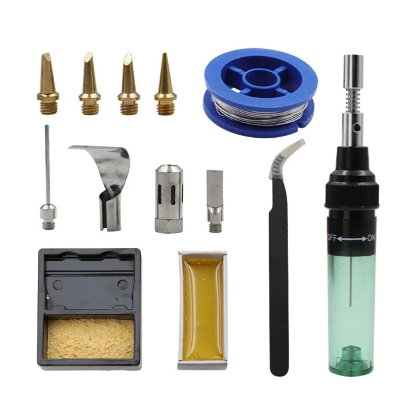 

Portable Gas Soldering Iron Wireless Heating Tool Blow Pen Torch Weld Tools Easy to Maintain with Gas Light Weight