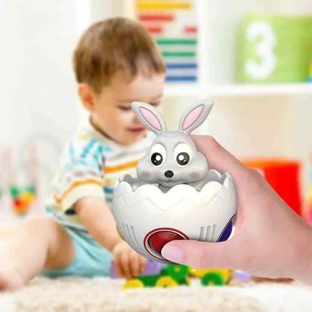 

Easter Bunny Fidget Toys Press Rainbow Ball Bunny Eggs Push Gift Children Relief Reliever Its Toys Bubble Stress Stress Toy A6x4