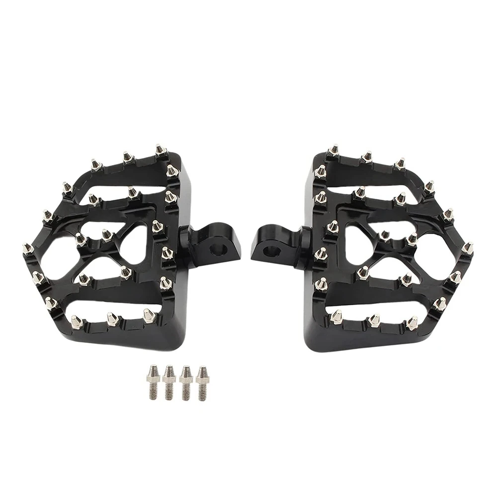 

Motorcycle Foot Pegs Modified Pedals Accessories for Sportster 883 Dyna Softail Fat Boy Road Glide Black