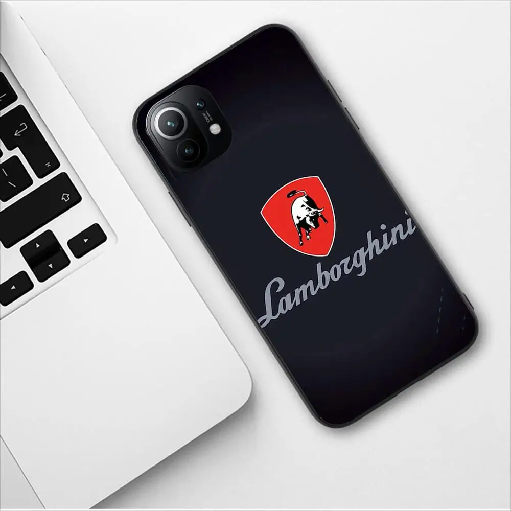 Lamborghini Luxury Fashion Phone Case For Xiaomi 13 12 11T 9 11 10C 9T 8 9SE 11i Lite Ultra Note10 Poco F3 M4 M3 Pro Soft Covers