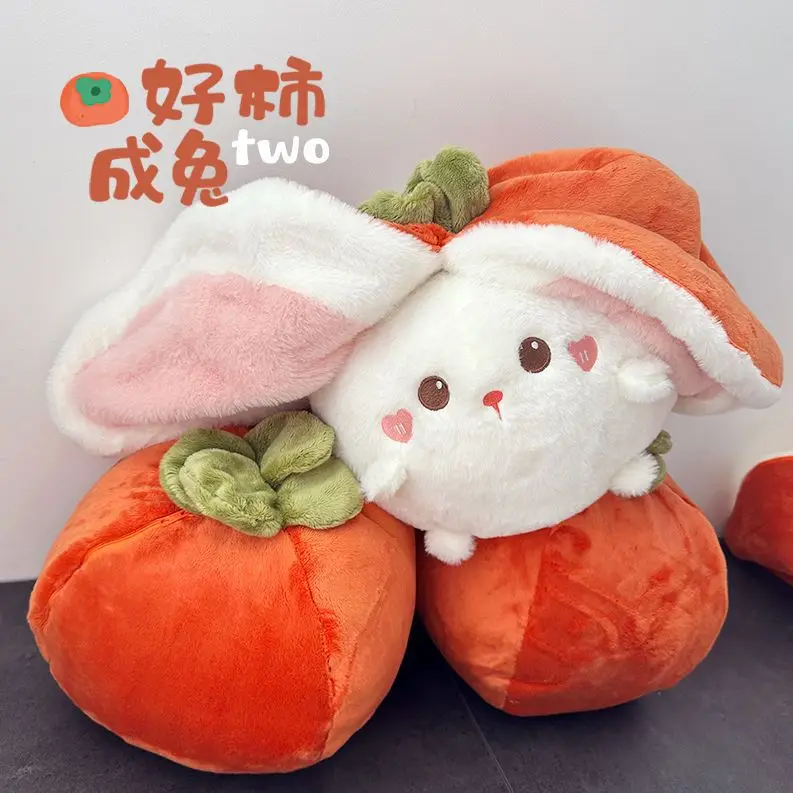 

Мультяшная кавайная Милая превращающаяся в кролика превращающаяся в фруктов кукла-кролик-капельмон плюшевая игрушка подушка кукла подарок девочке на день рождения