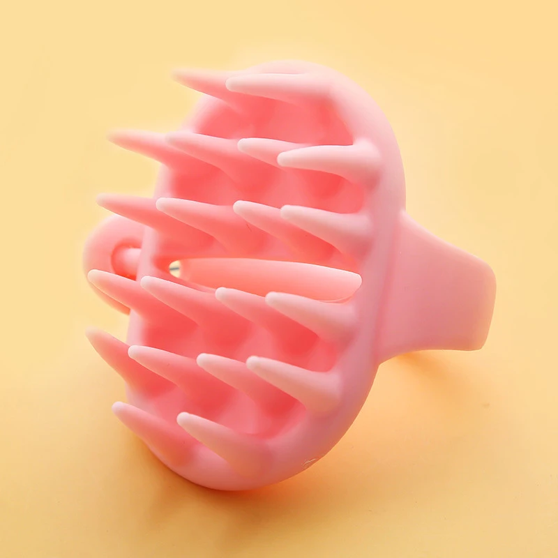 Силиконовый шампунь артефакт не повреждает кожу головы расческа для шампуня