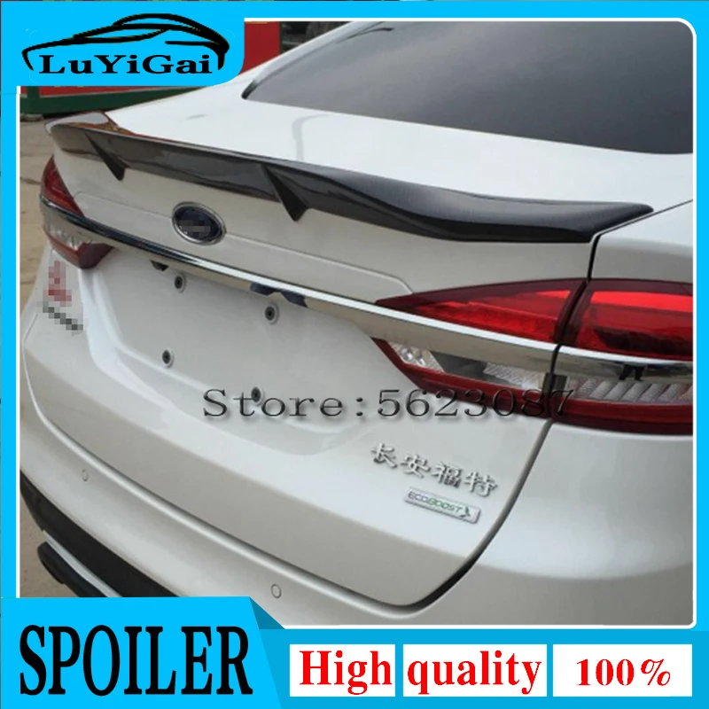 New Models Frp Fiberglass Unpainted Rear Roof Spoiler Wing Trunk Lip Boot Cover Car Styling