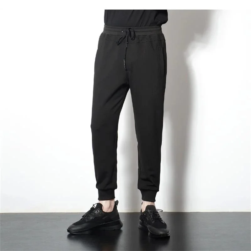 

Men's Casual Shoes Fashion Minimalist Loose Conical Hougong Pants Versatile Black Personalized Close-Up Sweatpants