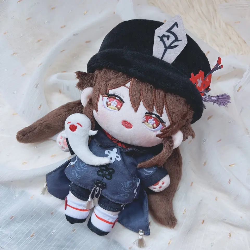 

Wholesale 20cm Anime Plushies Genshin Impact Hu Tao Cosplay Plush Doll Cute Stuffed Toys Dolls Changable Clothes Plushie Mascot