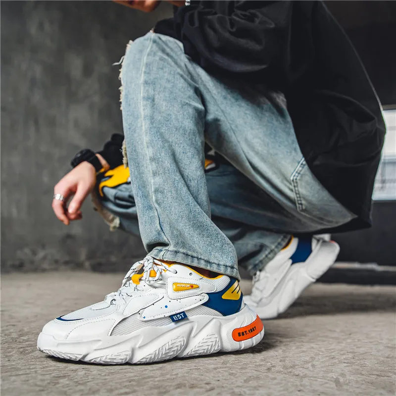 Original Designer Sneakers for Men Casual Sports Shoes Male High Quality Men's Chunky Plaform Shoes Fashion Athletic Trainer Man