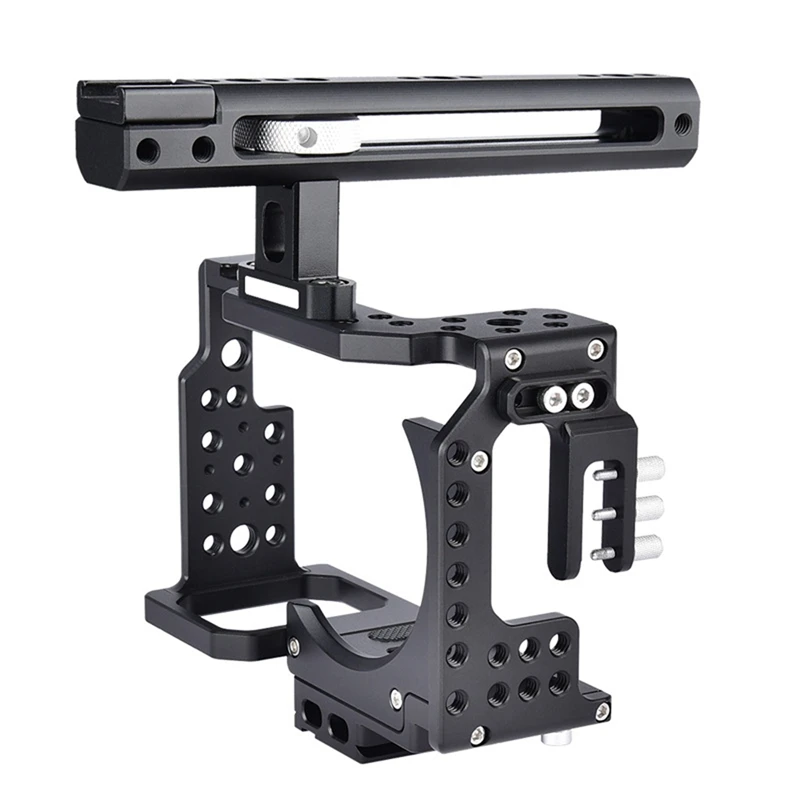 Camera Cage For Sony A7 Series Camera Rabbit Cage For 7K, A72, A73, A7S2, A7R3, A7R2, A7X With Hand Grips