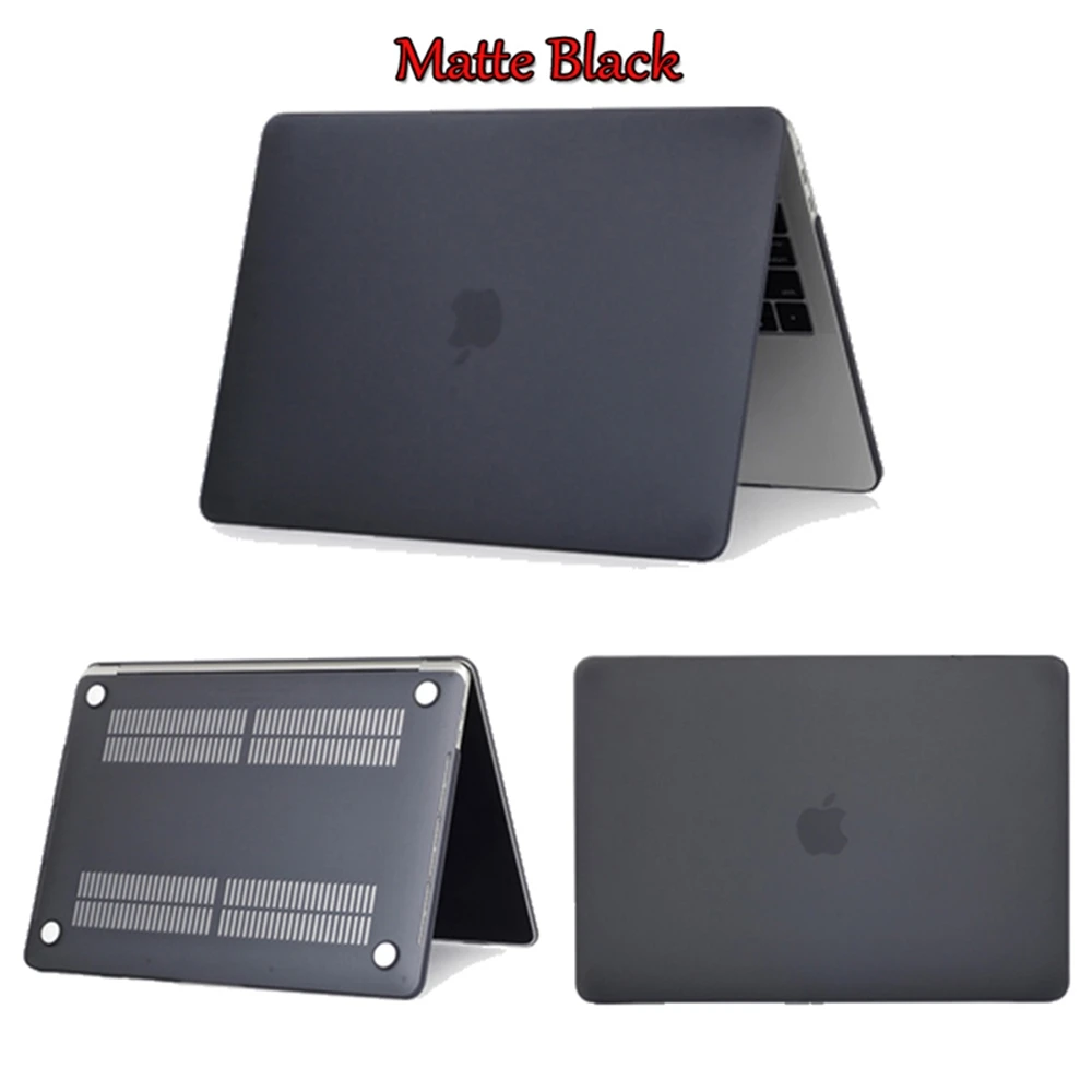 

Прозрачный матовый чехол для Apple Macbook Air Pro Retina 11 12 13 15 15,4 16 дюймов, сумка для ноутбука для нового 2020 Mac book Air Pro 13,3, чехол