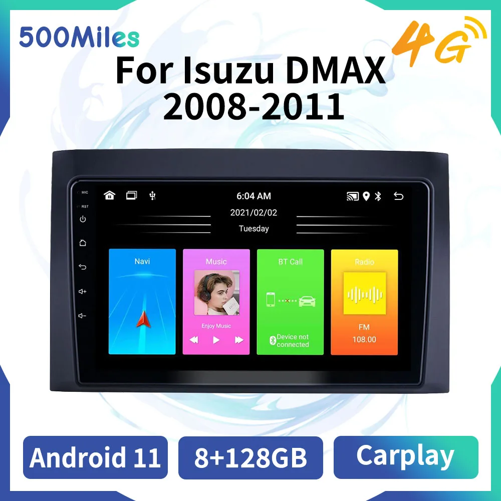 

For Isuzu DMAX D-MAX 2008-2011 2 Din Car Radio Android Stereo GPS Navigation WIFI Multimedia Player Head Unit Carplay Autoradio