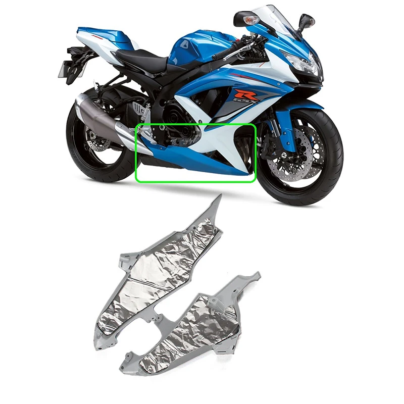 

Pre-Cut Heat Shield Fairing Melting Protection For Suzuki GSXR600 GSXR750 2008 2009 2010 K8 Heat Shield