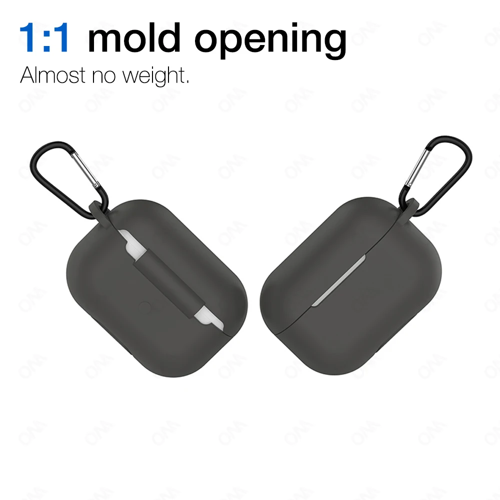 Силиконовый чехол для Apple Airpods Pro 2 беспроводной зарядки наушников Air Pods 2022