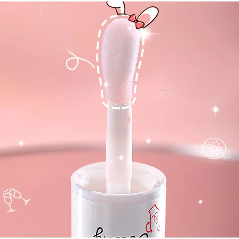 Kawaii Медовое Персиковое Масло для губ долговечный не липкий увлажняет Витамин Е