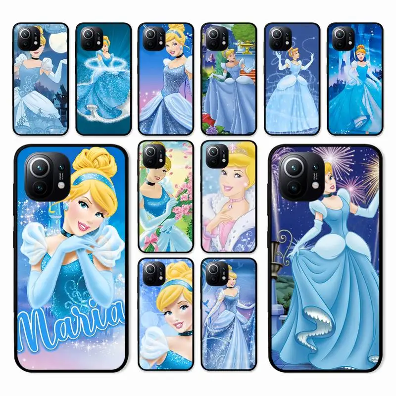 

Disney Princess Cinderella Phone Case for Xiaomi mi 8 9 10 lite pro 9SE 5 6 X max 2 3 mix2s F1