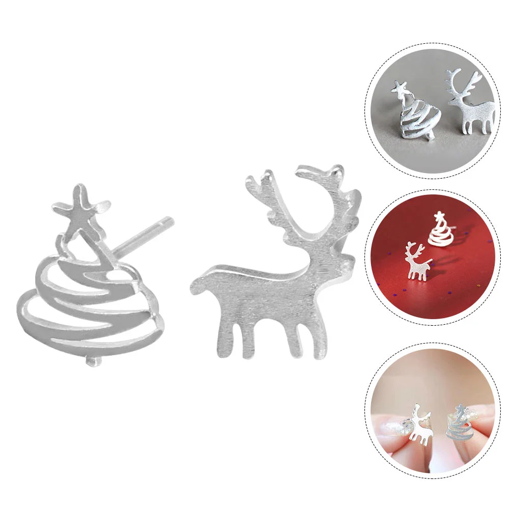 

1Pair of Christmas Stockings Stuffer Drop Earrings Christmas Ornaments Christmas Dangle Earrings Reindeer Earrings