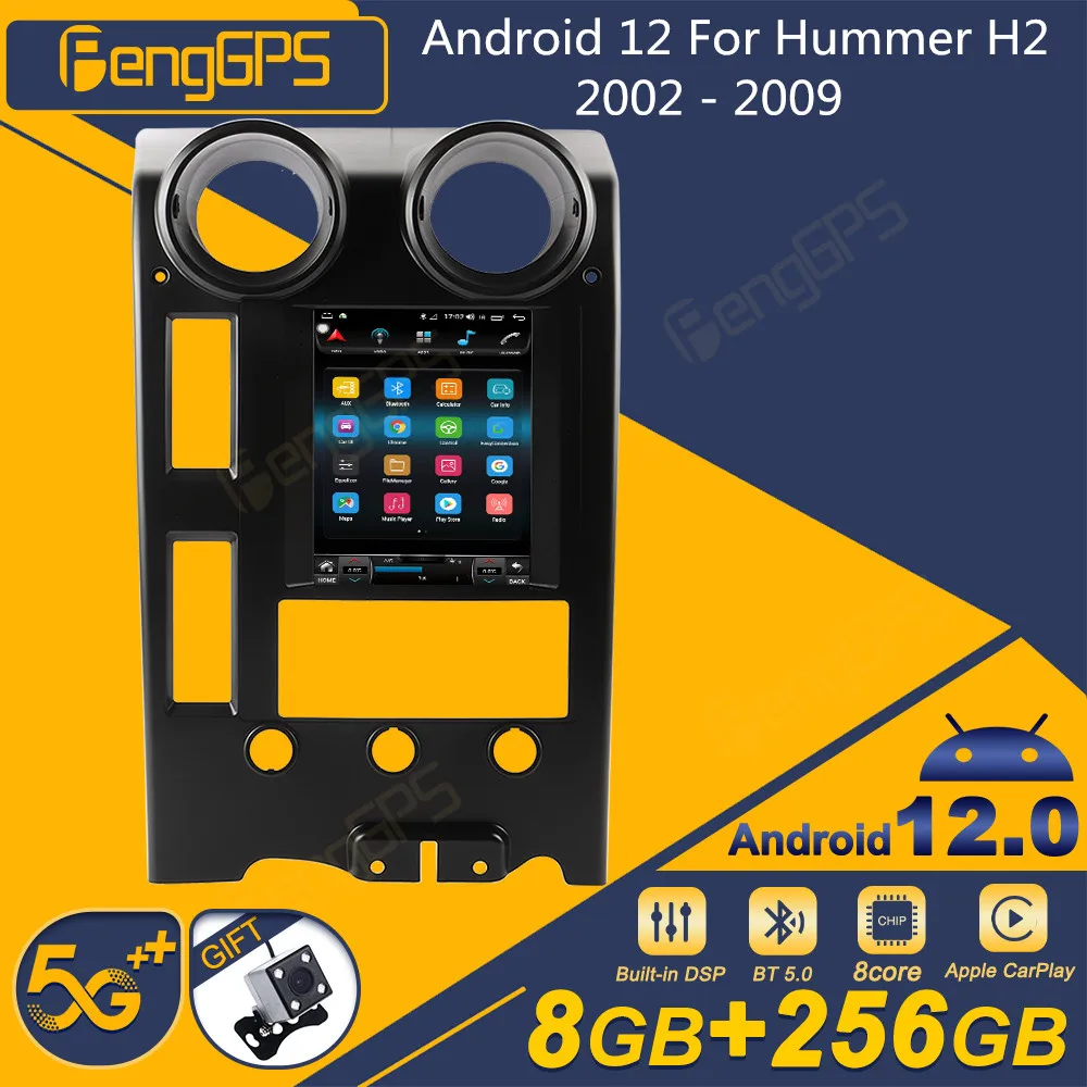 

Android 12 For Hummer H2 2002 - 2009 Android Car Radio Tesla Screen 2Din Stereo Receiver Autoradio Multimedia Player GPS Navi