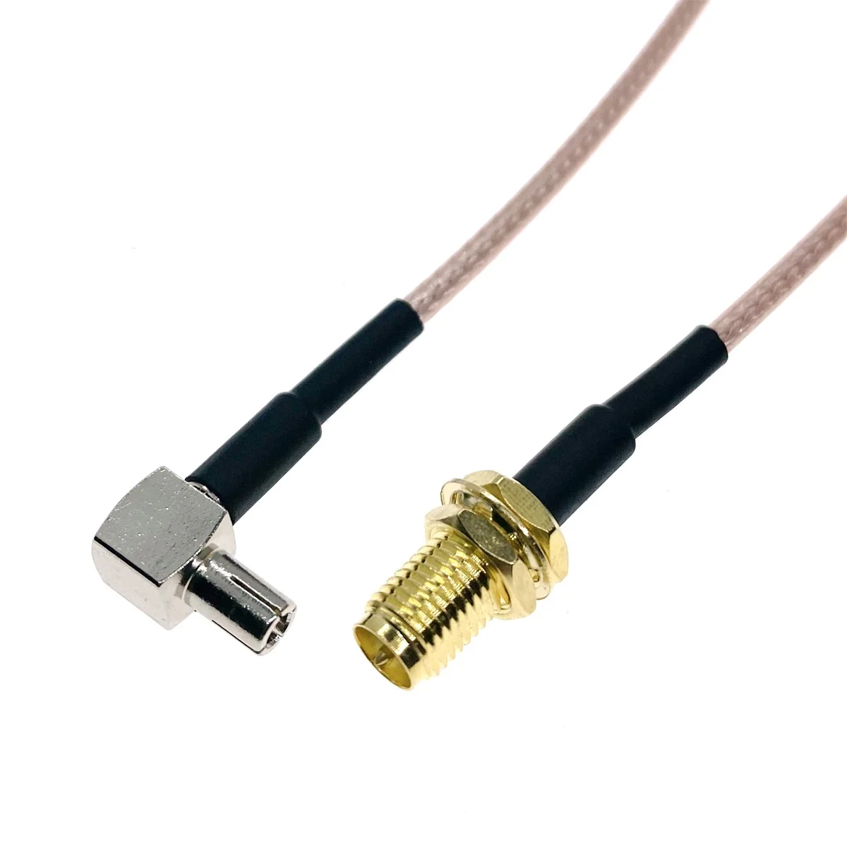 

RG316 TS9 Male Plug Right Angle to RPSMA Female plug Bulkhead 50 Ohm RF Coax Extension Cable Pigtail Coaxial