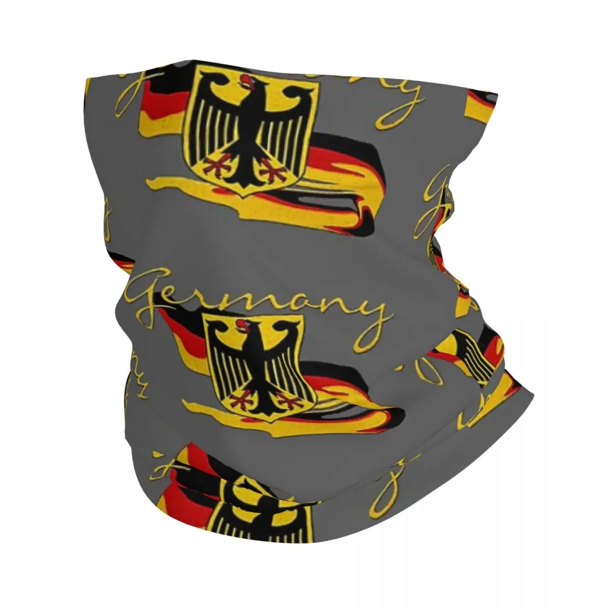 

German Flag And Eagle Bandana Neck Gaiter Printed Mask Scarf Warm FaceMask Outdoor Sports Unisex Adult Winter