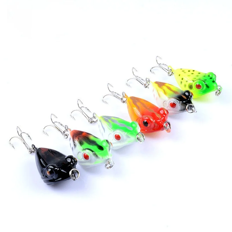 

1 pcs Luya Bait 4cm/6g 6 color plastic fishing bait Luya Bait bionic fishing tackle fishing bait