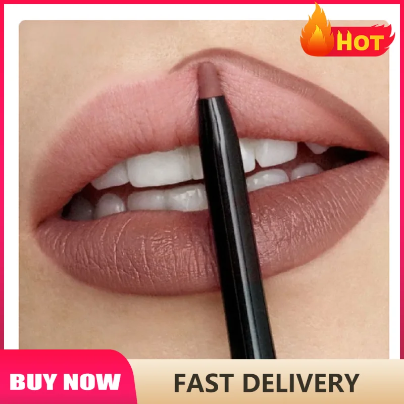 

PHOERA 13 Colors Matte Lipliner Lipstick Pencil Sexy Red Contour Tint Lipstick Makeup Waterproof Lasting Non-stick Cup Cosmetic
