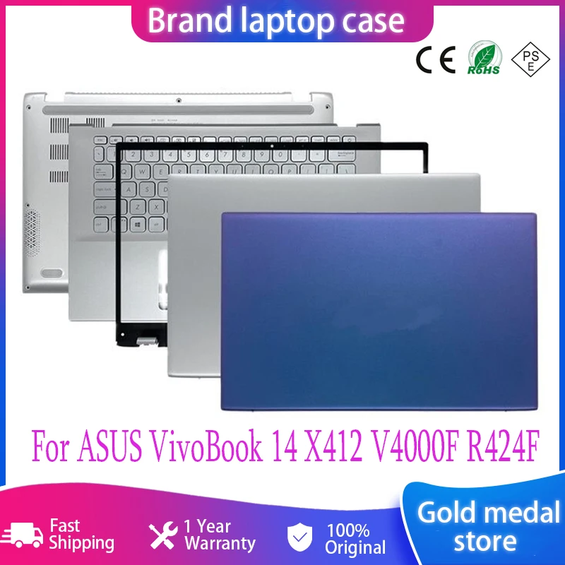 

Laptop Case New Screen Back Cover For ASUS VivoBook 14 X412 V4000F R424F LCD Back Cover/Front Bezel/Palmrest/Bottom Case 14 inch