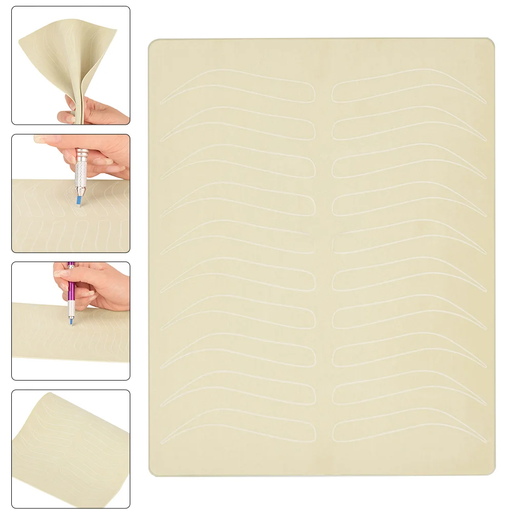 

3D чистые силиконовые листы для микроблейдинга с вышивкой