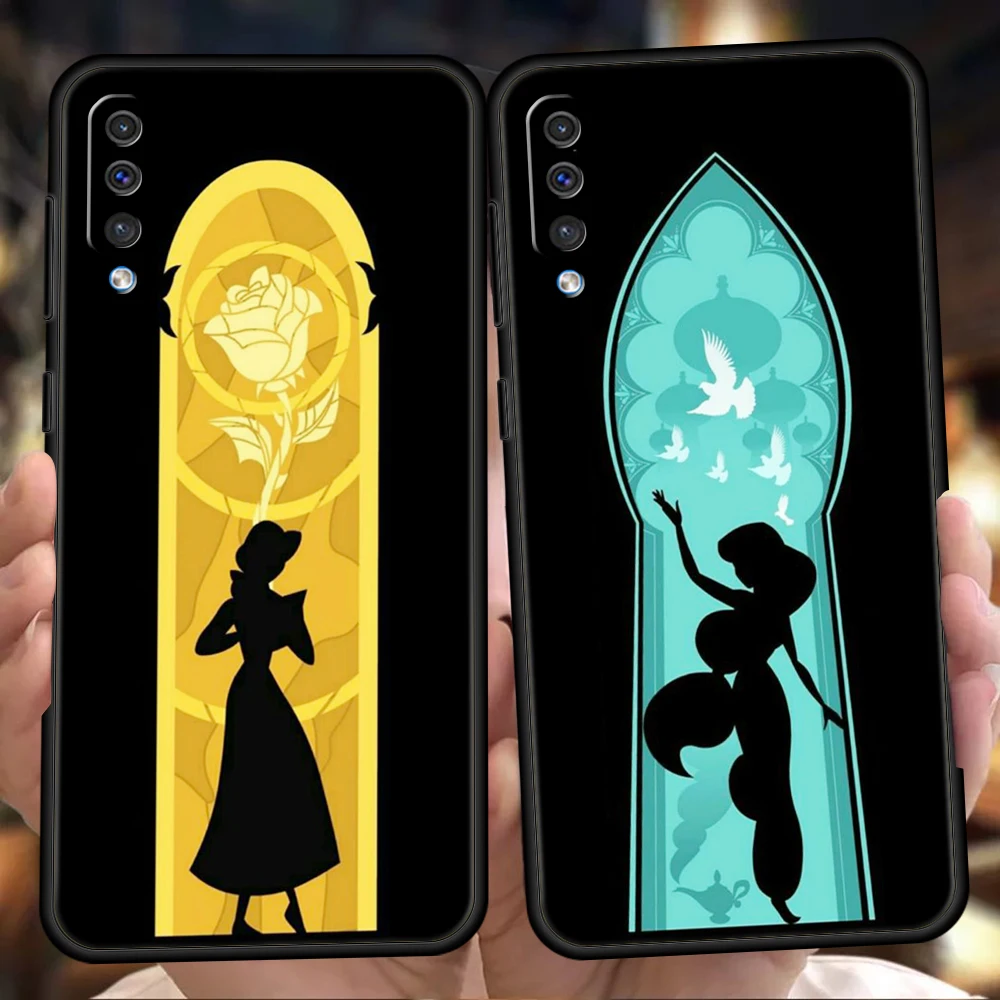 

BANDAI Cartoon Princess Phone Case for Samsung Galaxy A13 A53 A73 A33 A22 A12 5G A02 A03 A70 A50 A10 A20 A30 Silicon Cover Shell