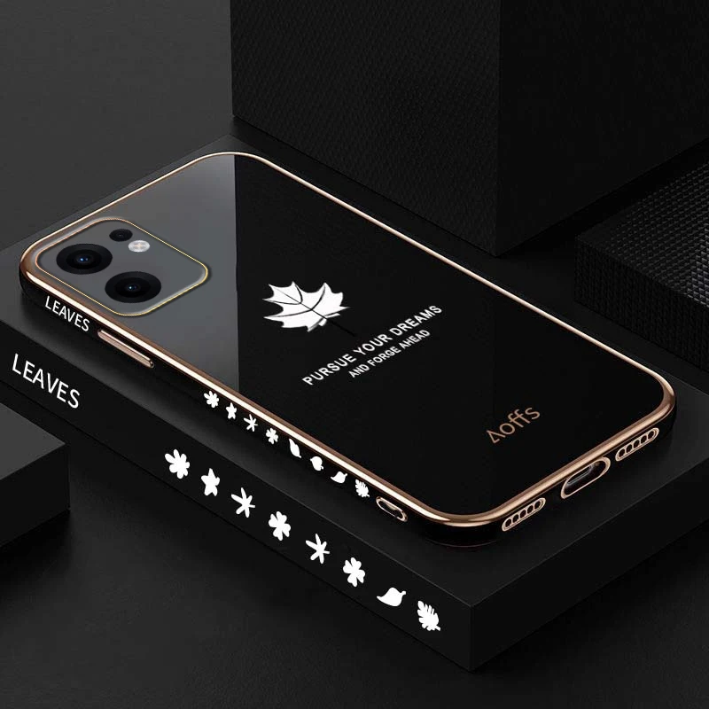 Роскошный чехол со шнурком из кленового листа для OPPO Reno 13F 5G 13 Pro 13FS FS pro