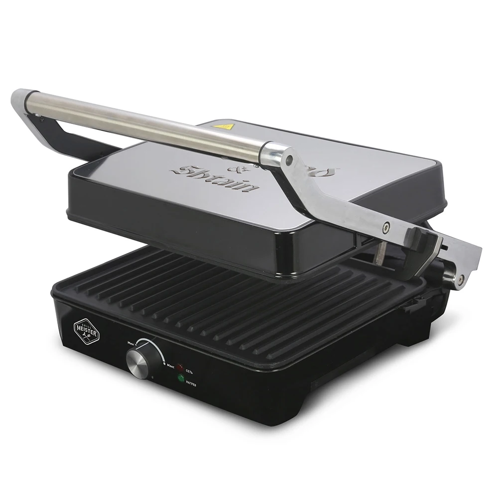 Гриль электрический Zigmund and Shtain Grillmeister ZEG-920 контактный 2000 Вт 220-240 В серебристый -