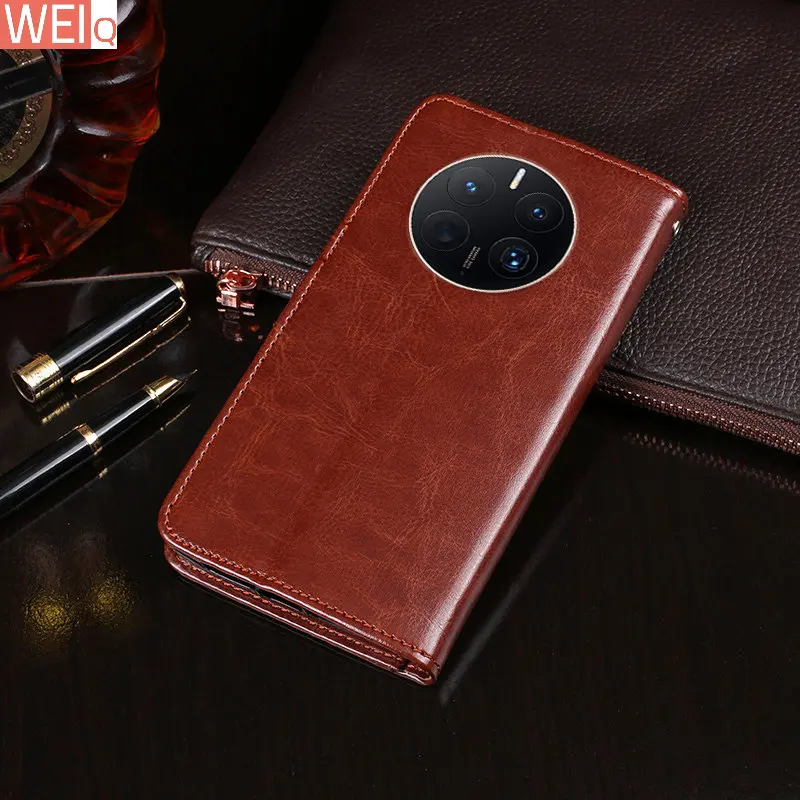 

Auroras For Huawei Mate 50 40 Pro Case Flip Wallet Business Leather Case For Huawei Mate50 Pro Shockproof Cover Accessories